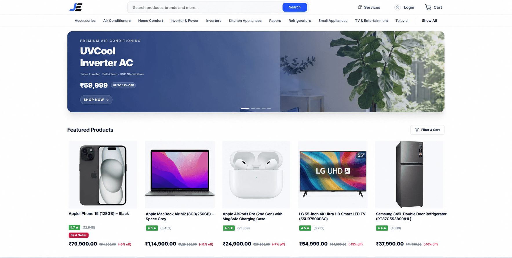 E-commerce Store screenshot